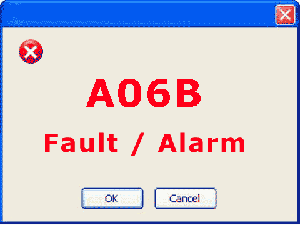 A06B faults alarms