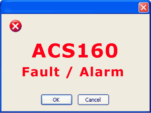 ACS160 faults and alarms