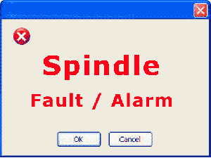 spindle faults alarms