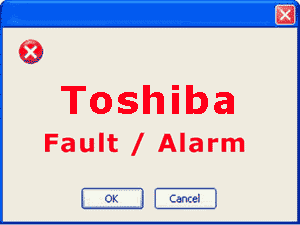 Toshiba VF Faults Alarms
